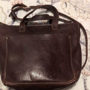 Portland Leather Dark Brown Tote